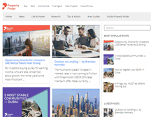 Tablet Screenshot of blog.propertyfinder.ae